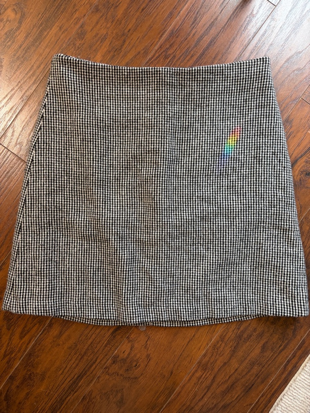 Houndstooth Wool Min Skirt Banana Republic size 10